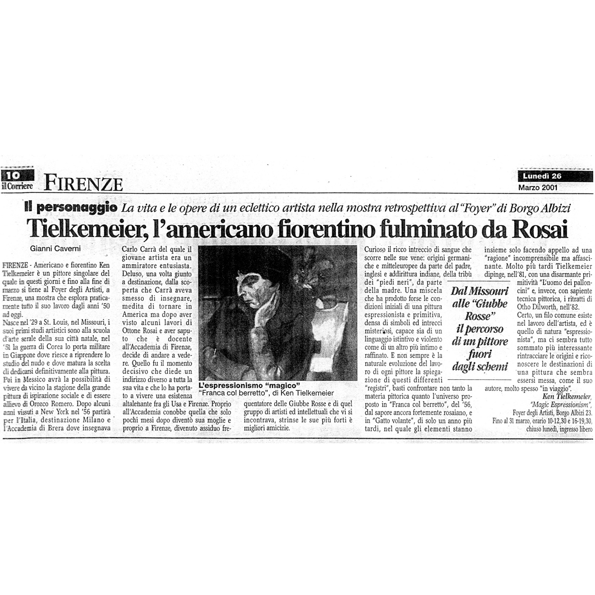 Articolo su Il Corriere