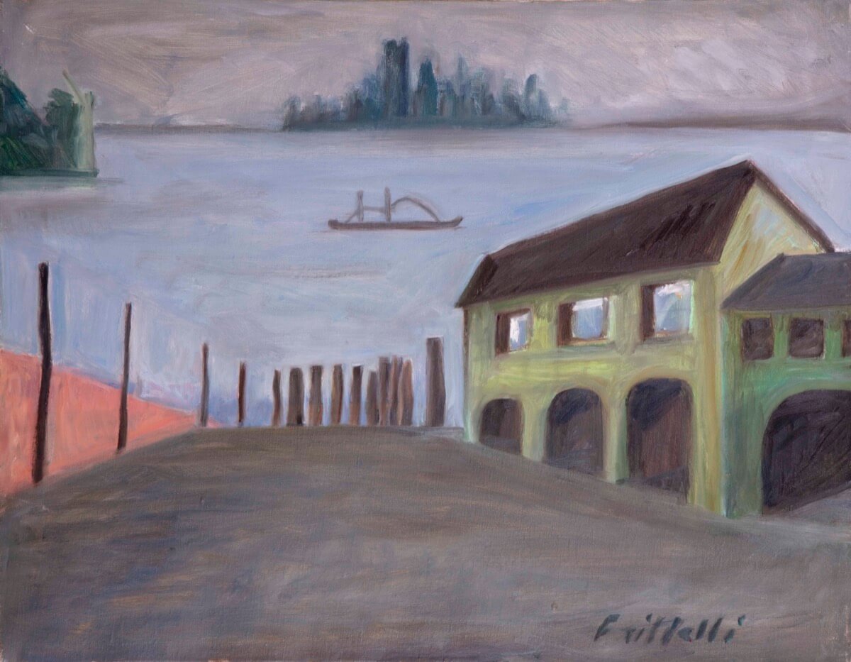 Parcheggio del traghetto a Staten Island